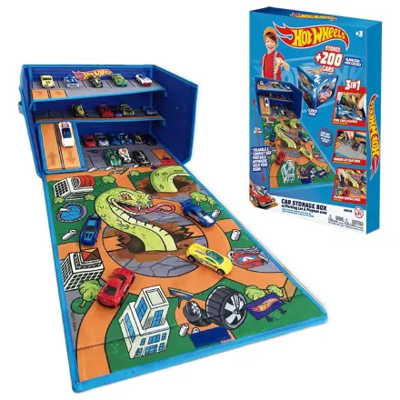 Hot Wheels Cutie organizatoare pentru mașini cu pistă și zonă de joacă poza produsului