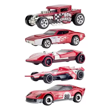 Set de 5 Vehicule Diecast Hot Wheels la Scara 1/64 Aniversarea a 80 de ani poza produsului