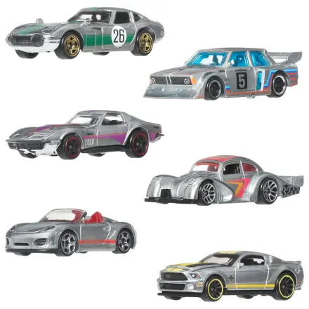 Hot Wheels Silver Series Die-Cast Vehicul pachet de 6 1/64 ZAMAC poza produsului