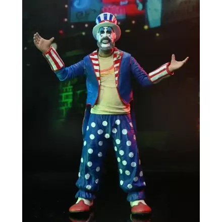 Figurină de acțiune House of 1000 Corpses Căpitanul Spaulding (Jachetă cu coadă) 20th Anniversary 18 cm termékfotója