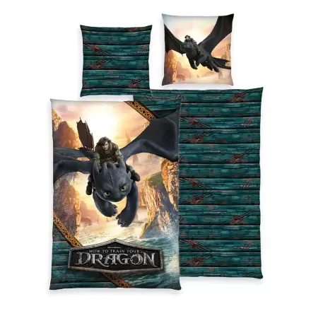 How to Train Your Dragon lenjerie de pat Ver. 2 135 x 200 cm poza produsului