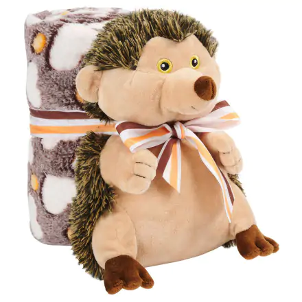 Hugo Hedgehog pătură moale + jucărie de pluș 22cm poza produsului