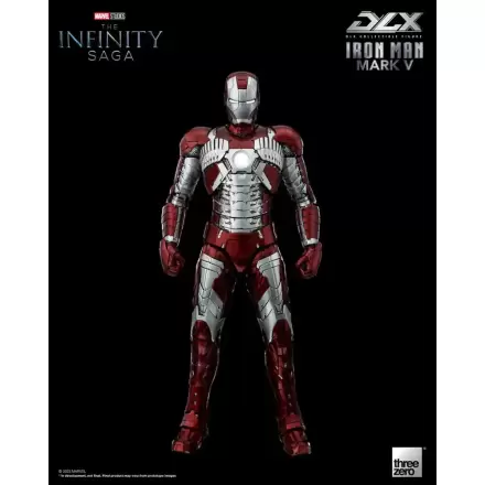 Infinity Saga DLX Figurina Acțiune 1/12 Iron Man Mark 5 17 cm termékfotója