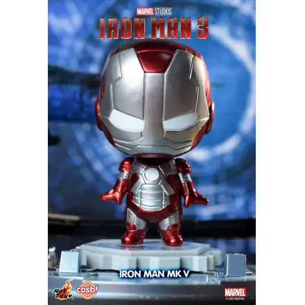 Iron Man 3 Cosbi Mini Figurina Iron Man Mark 5 8 cm poza produsului
