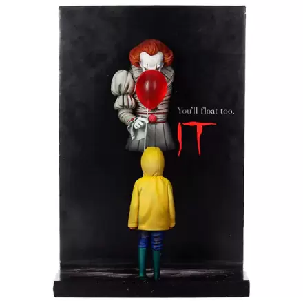 It 2017 Pennywise & Georgie Poster figurină 3D 20 cm termékfotója