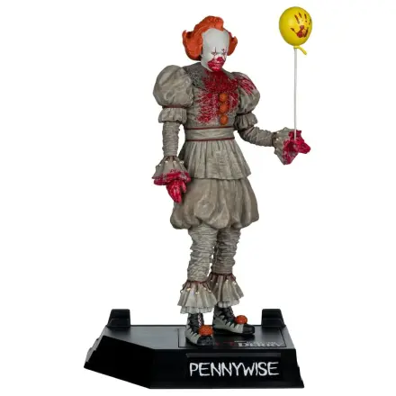 It Welcome to Derry Movie Maniacs Figura Pennywise (Bloody) 16 cm poza produsului