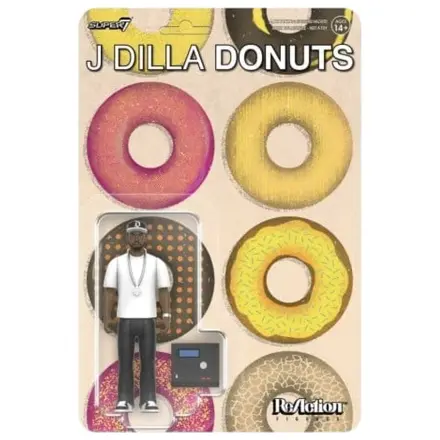 J Dilla ReAction Figurina de acțiune valul 02 J Dilla Donuts poza produsului