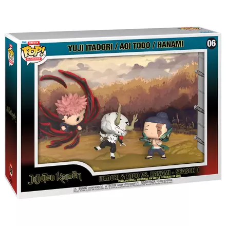 Jujutsu Kaisen Funko POP Moments figurine de vinil Itadori & Todo vs Hanami 9 cm termékfotója