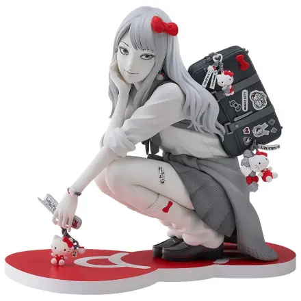 Junji Ito figurina PVC Gyaru Tomie x Hello Kitty 14 cm poza produsului