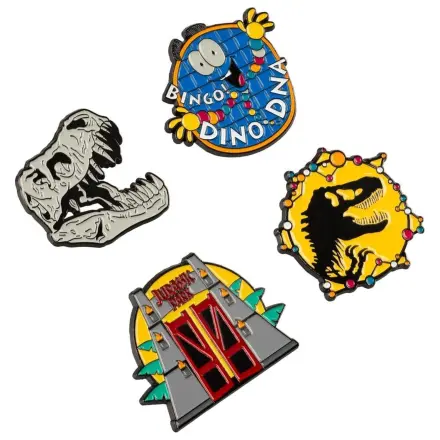 Jurassic Park set de 4 insigne poza produsului
