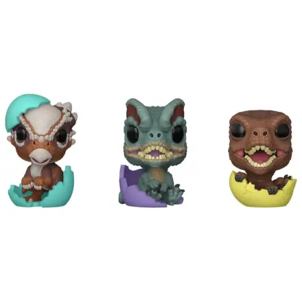 Jurassic Park Pocket Funko POP! Figurina de Vinil Easter Egg 3-Pack Dinozauri 4 cm poza produsului