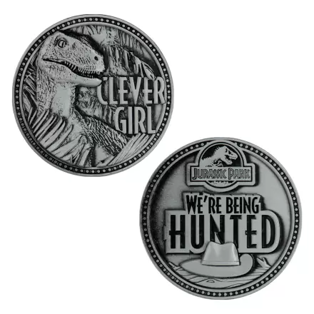 Jurassic Park Monedă de colecție Velociraptor Limited Edition poza produsului