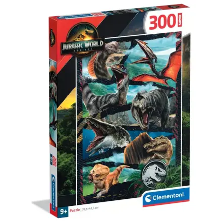 Jurassic World Battle Zone puzzle de 300 de piese poza produsului
