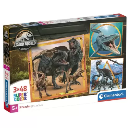 Jurassic World puzzle 3x48 piese termékfotója