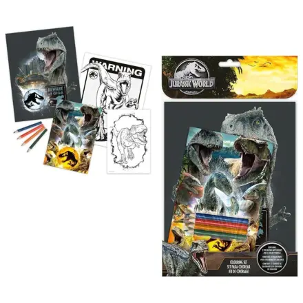 Jurassic World Raptor Rage Set de colorat poza produsului