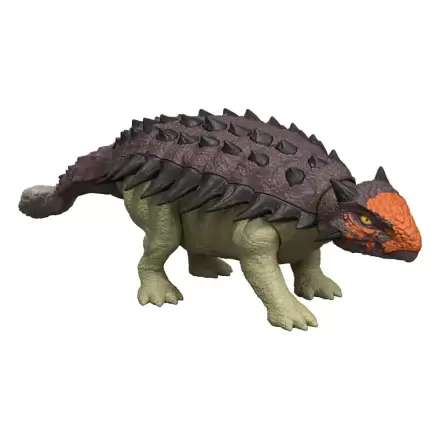 Figurină de acțiune Jurassic World Rebirth cu Sunet Wild Roar Ankylosaurus 7 cm poza produsului