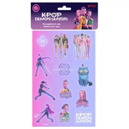 K-Pop Demon Hunters Set de stickere (12 bucăți) poza produsului