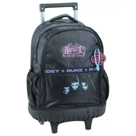 K-pop Demon Hunters Black Premium Rolling ghiozdan școlar, 46 cm poza produsului