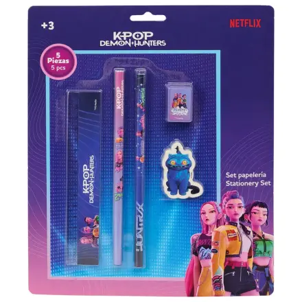 K-pop Demon Slayers Hunter x Set de papetarie 5 bucati poza produsului