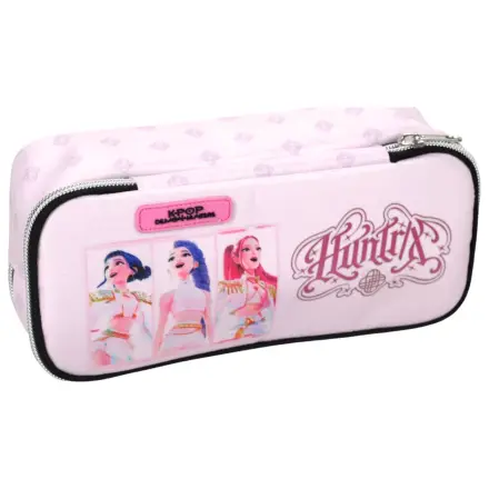 K-pop Demon Hunters Pink penar cu 2 compartimente 26 cm poza produsului