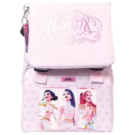 K-pop Demon Slayers Pink Expandable Ghiozdan de scoala, Geanta 43 cm poza produsului
