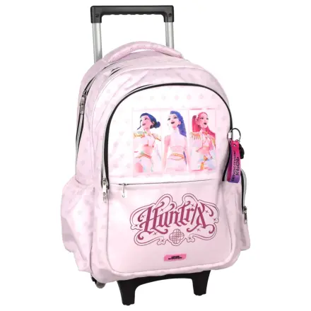 K-pop Demon Hunters Pink Ghiozdan de scoala cu roti, Geanta 46 cm poza produsului