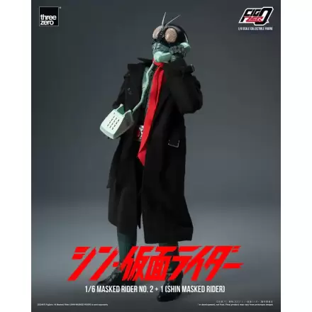 Figurină de acțiune Kamen Rider FigZero 1/6 Masked Rider No.2+1 (Shin Masked Rider) 32 cm termékfotója