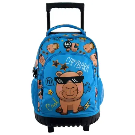 Ghiozdan premium cu roti Capybara Cool, ghiozdan de 44 cm poza produsului