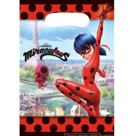 Miraculous Ladybug and Cat Noir Adventures Gift Bag pachet de 8 poza produsului