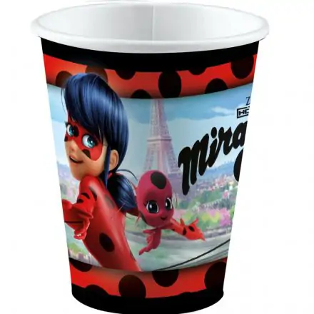 Miraculous Ladybug and Cat Noir Adventures Pahare de hârtie 8 bucati 250 ml poza produsului
