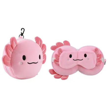 KAWAII Axolotly Pernă cu Mască de Dormit poza produsului