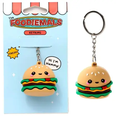 KAWAII Hammy the Burger Breloc PVC 3D poza produsului