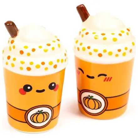 KAWAII Spiced Pumpkin Latte Set de recipiente pentru sare si piper poza produsului