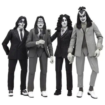 KISS Action Figures 4-Pack Dressed to Kill Album Cover 18 cm poza produsului