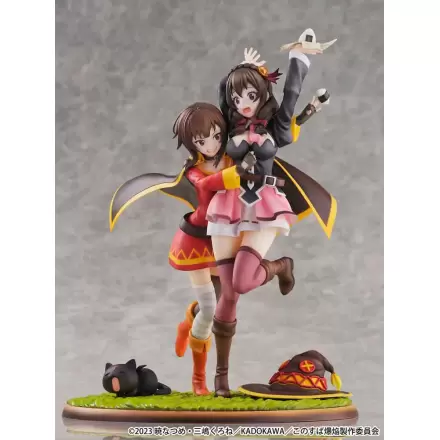 Konosuba: God's Blessing on This Wonderful World! SHIBUYA SCRAMBLE FIGURE Statuie PVC 1/6 Megumin & Yunyun Futari wa Otomodachi Ver. 26 cm termékfotója