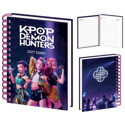 KPop Demon Hunters Jurnal cu spirala A5 2027 poza produsului