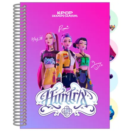 Demon Hunters Kpop notebook A7 poza produsului