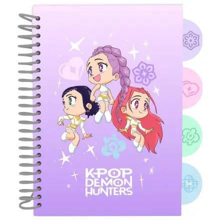 Kpop Demon Hunters Chibi A5 caiet poza produsului
