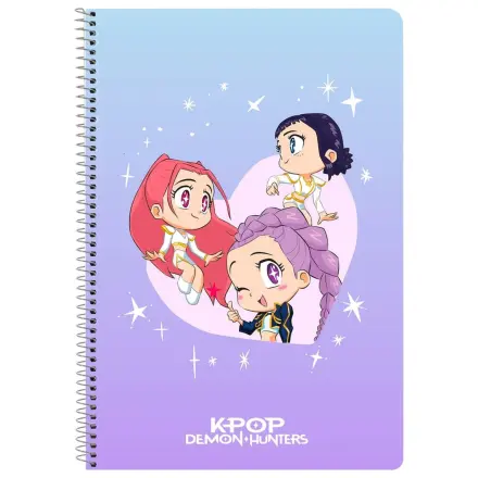 Kpop Demon Hunters Chibi caiet A5 poza produsului