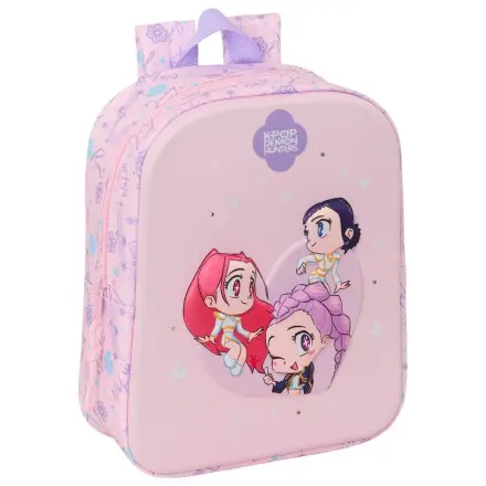 Kpop Demon Hunters Chibi LEDS 3D rucsac 27cm poza produsului