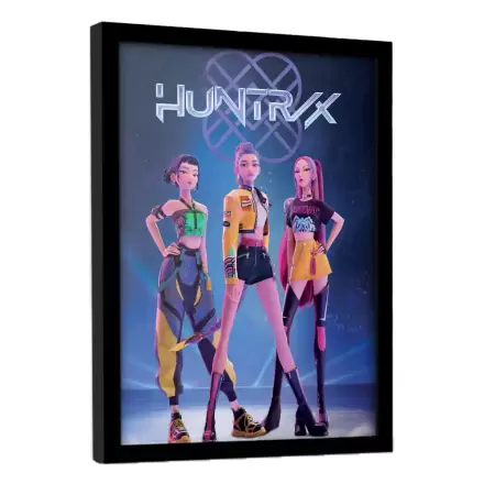 KPop Demon Hunters Tablou colectionar Poster incadrat Huntrix poza produsului
