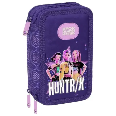 Kpop Demon Hunters Fighters etui triplu pentru creioane 37 bucati poza produsului