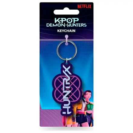 Breloc cu logo Huntrix KPop Demon Hunters poza produsului