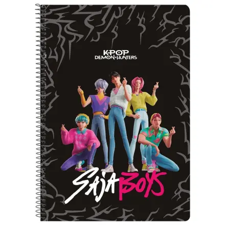 Kpop Demon Hunters Saja Boys caiet A5 poza produsului