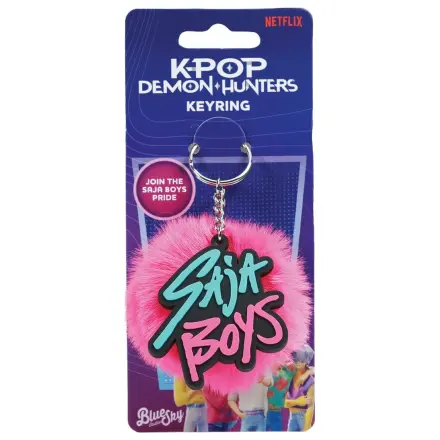 KPop Demon Hunters Pom Pom Breloc Saja Boys poza produsului