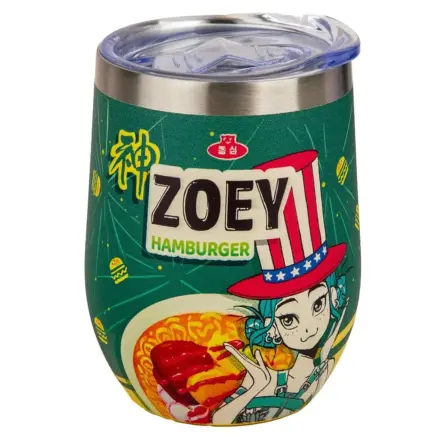 KPop Demon Hunters Cană de călătorie Zoey Hamburger poza produsului