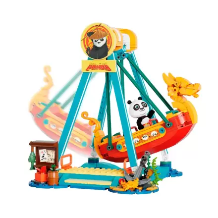 Kit de construcție Kung Fu Panda cu Nava Piraților 379 buc termékfotója