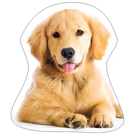 Golden Retriever Dog Shaped Pillow, Perna Decorativa poza produsului