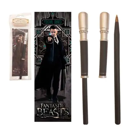 Fantastic Beasts Percival Graves baghetă stilou și semn de carte poza produsului