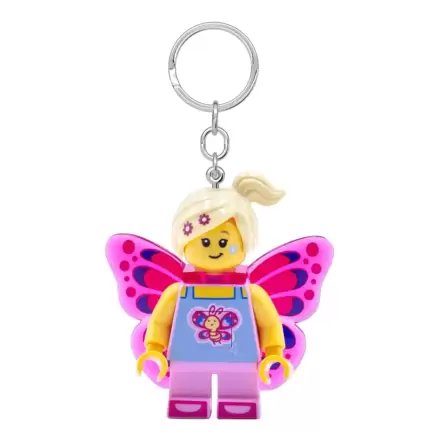 LEGO Iconic Breloc luminos Butterfly Girl 8 cm poza produsului